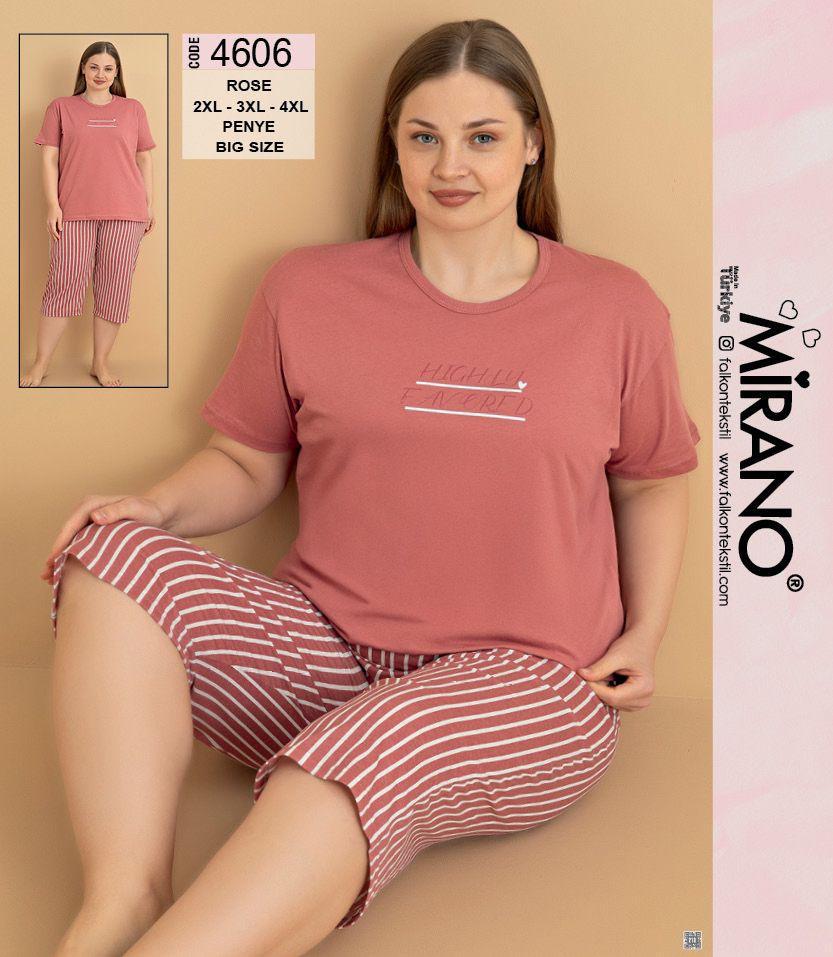 Women's Half-Sleeve Pyjama Set – Plus Size