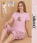 MIRANO WOMEN 1/2 SLEEVE PONTAKOUR 4206 (1001-N-MIR)
