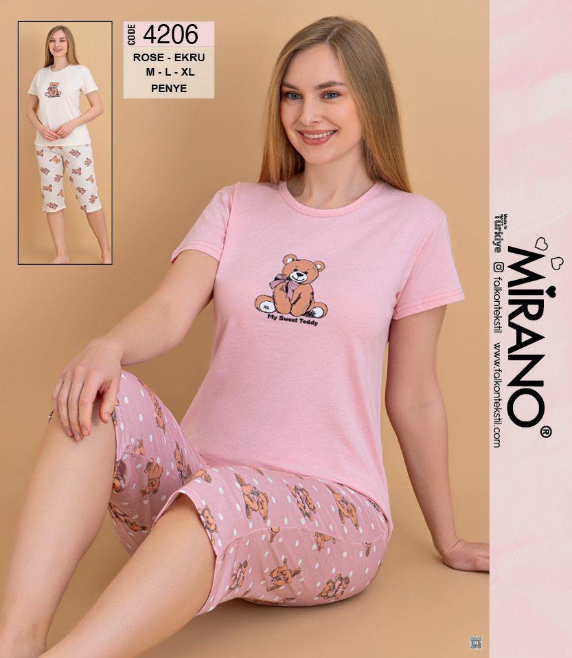 MIRANO WOMEN 1/2 SLEEVE PONTAKOUR 4206 (1001-N-MIR)