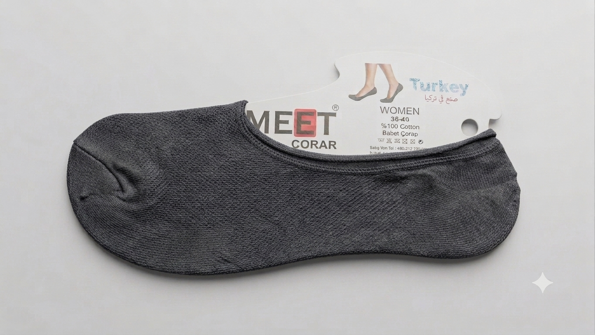 Moccasin women socks cotton (33-MCS)