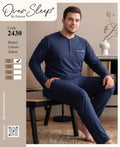 Over sleep plus size men cotton pyjama (2430)