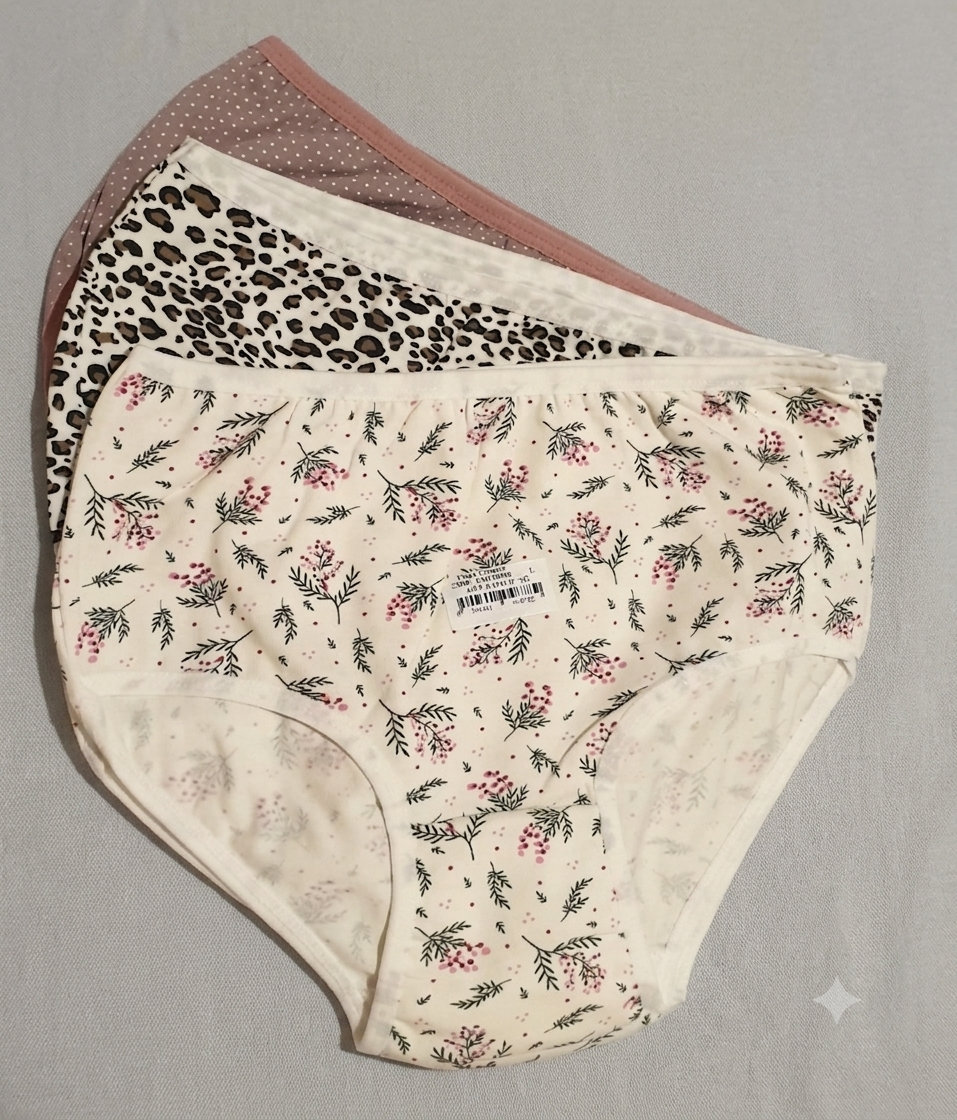 Women's Printed Slip Underwear – M/L/XL