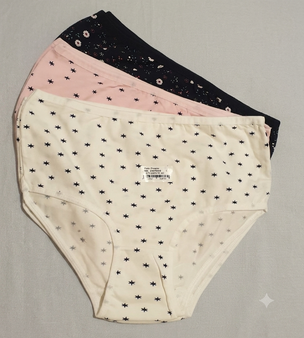 Women's Printed Slip Underwear – M/L/XL
