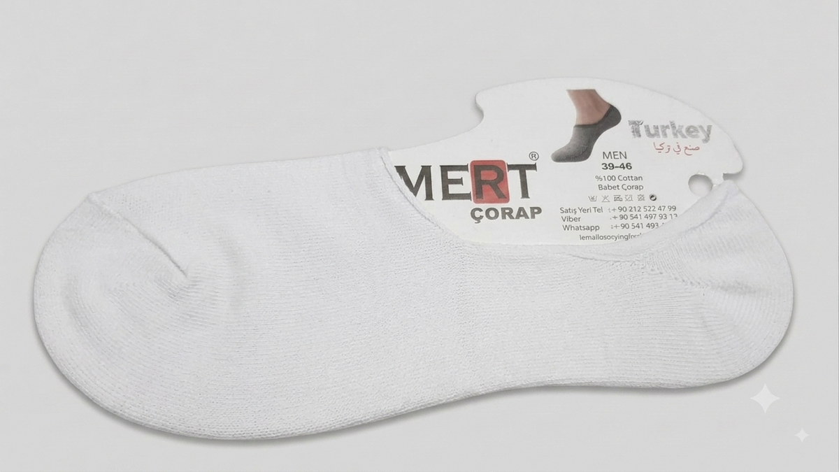 Moccasin men socks cotton (44-MOC)