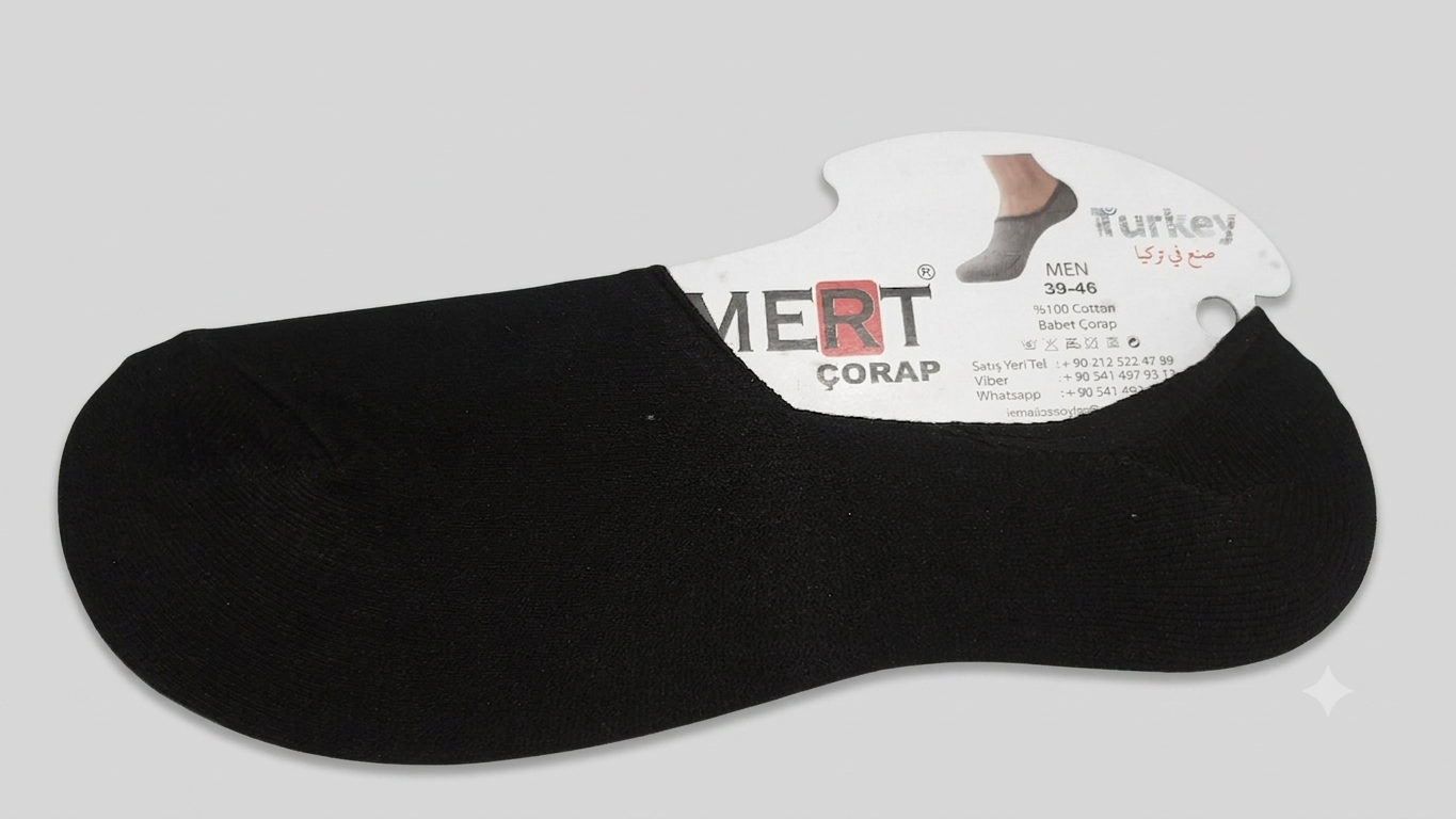 MOCCASIN MEN SOCKS COTTON (44-MOC)