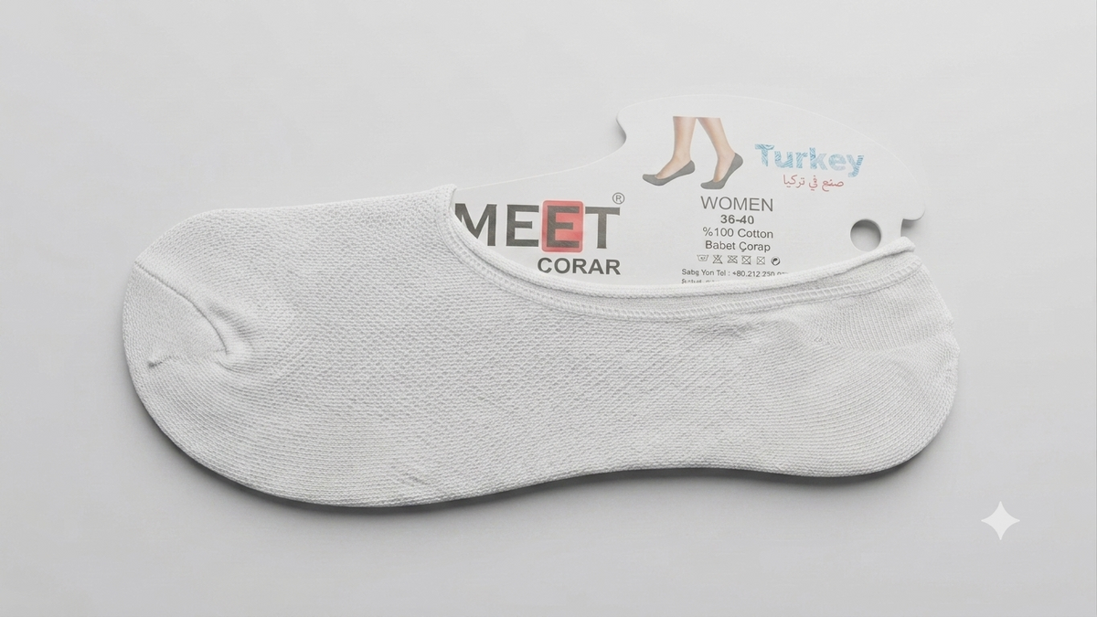 Moccasin women socks cotton (33-MCS)